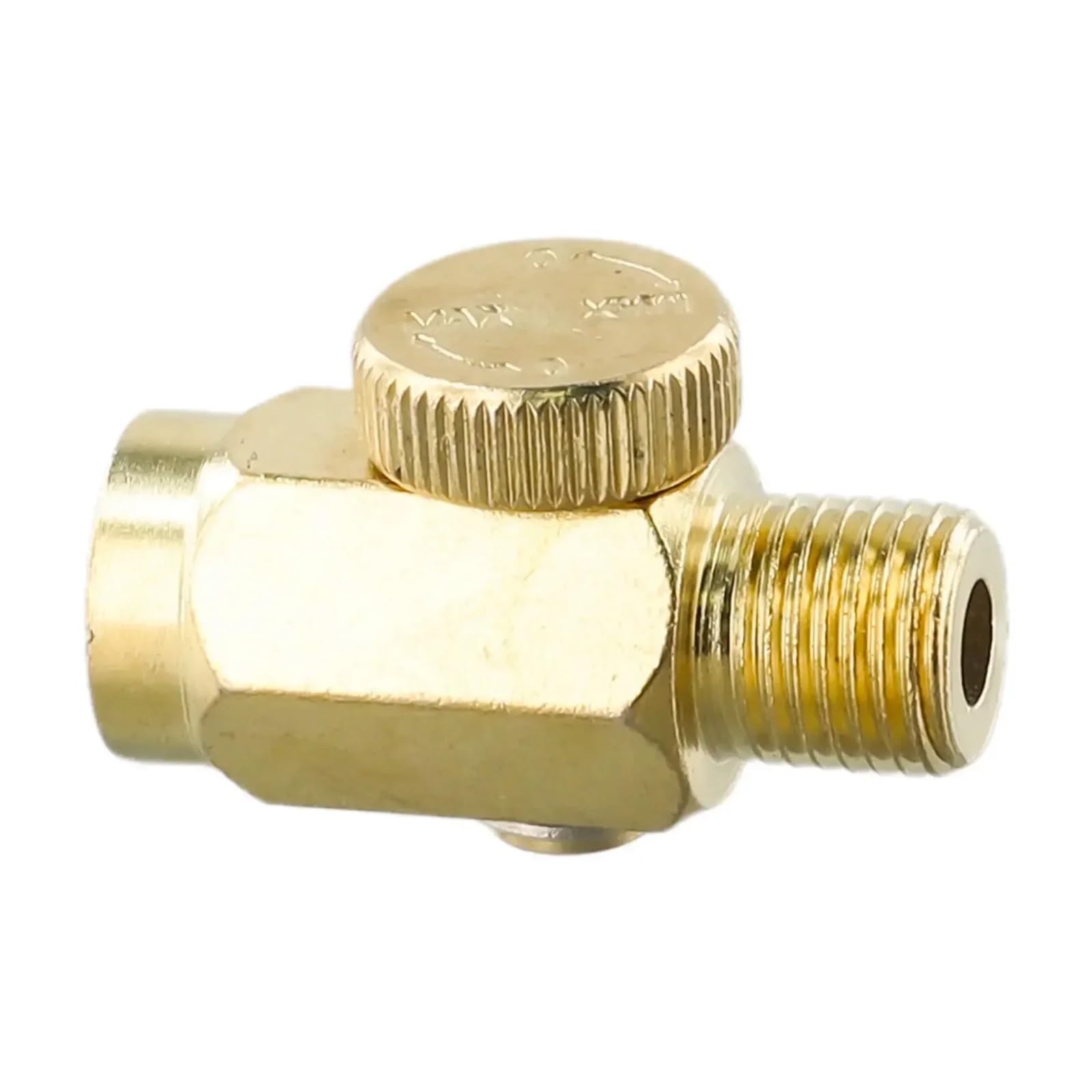 Valvola di regolazione della pressione dell'aria in linea in ottone massiccio da 4pacchi 1/4 NP*T Controllo compressa facilmente regolabile for utensili pneumatici