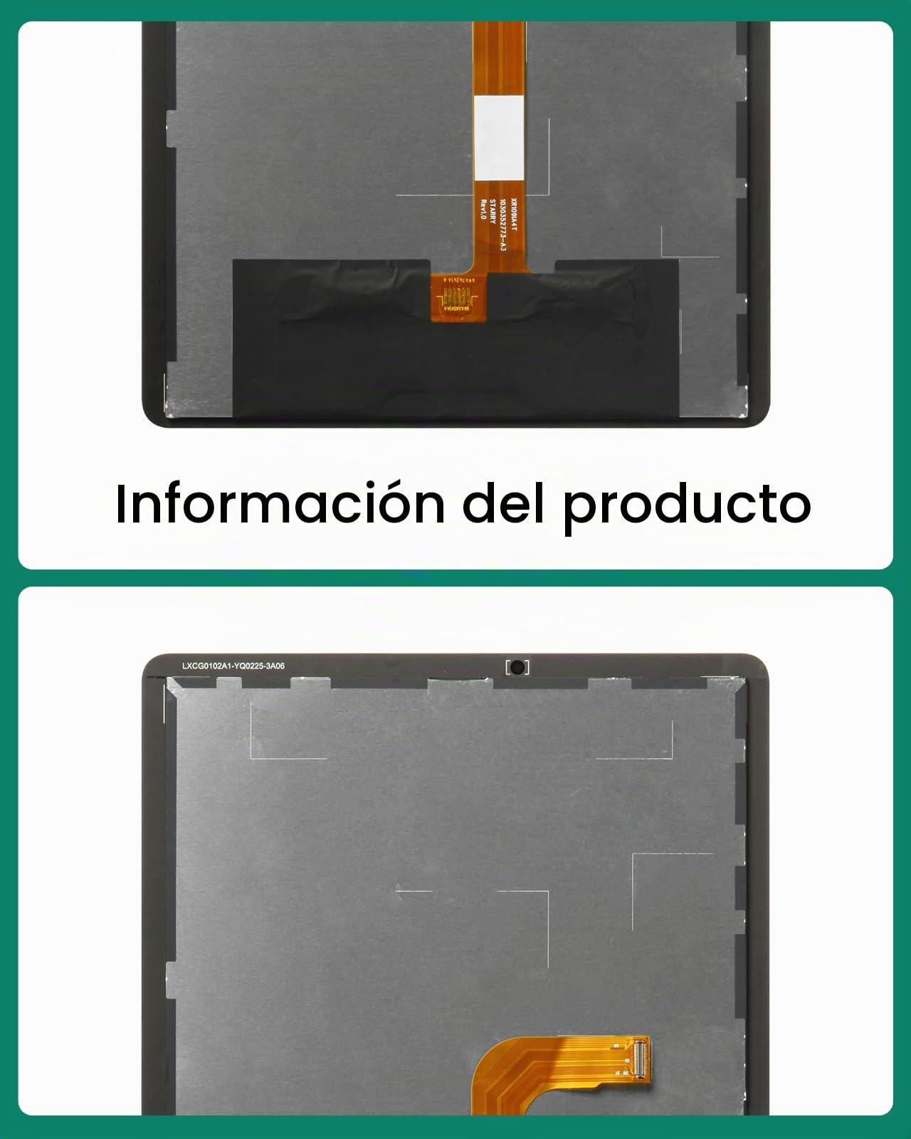 SRJTEK Samsung Galaxy Tab A9+ - Kit de reparación de pantalla táctil para Samsung Tab A9 Plus, pantalla LCD, digitalizador, SM-X210, SM-X215, SM-X216B, color negro