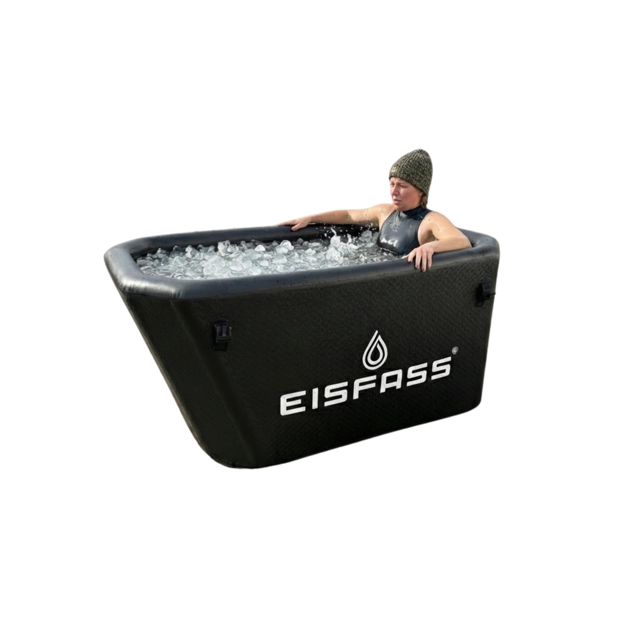 Eispool One extra Isolierung Eisfass Eistonne für Erwachsene ideal fürs Eisbad ca. 450 Liter Kältetherapie Regeneration nach dem Sport Eisbaden