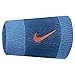 Paire de poignets de tennis longs Nike Swoosh Double Wide plus couleurs Federer NADAL (Marine/Laser Blue/Rusch Orange)