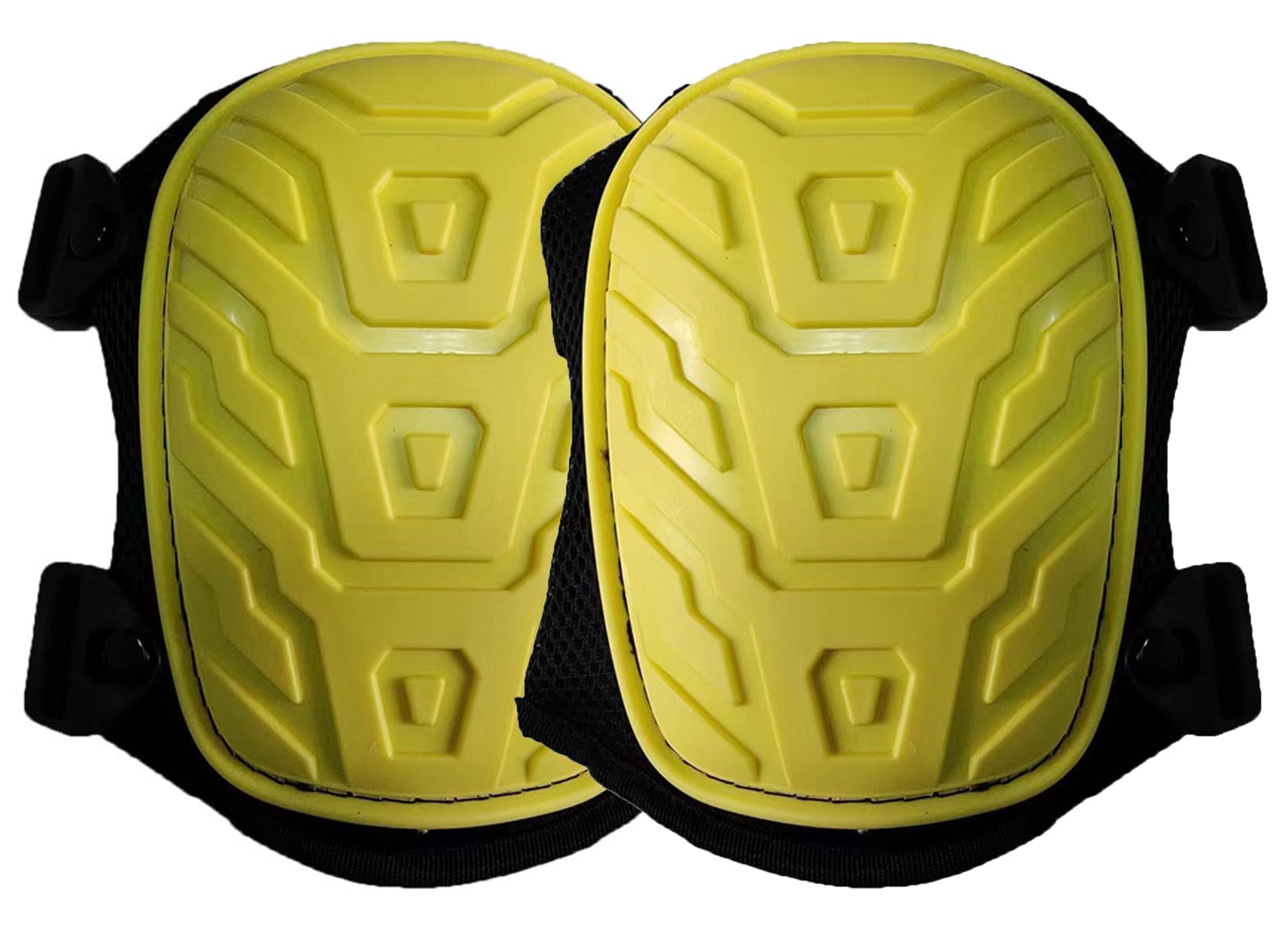 SUJAYU Rodilleras de trabajo para hombres, construcción, rodilleras de jardinería para el trabajo, rodilleras para construcción, Rodilleras de Trabajo Rodilleras para Dolor de Rodillas (amarillo)