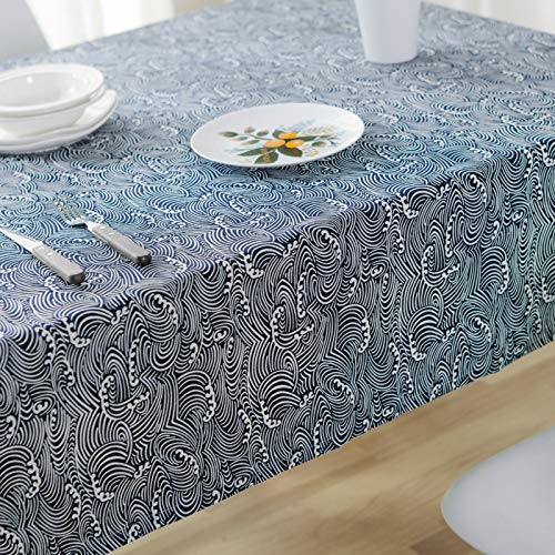 Nappe de table moderne motif vagues ethnique pour protéger avec style - 6