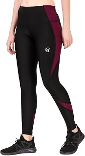 ReDesign Apparels Gym Wear Leggings Workout Pants with Pocket/Stretchable Tights for Women Price In India