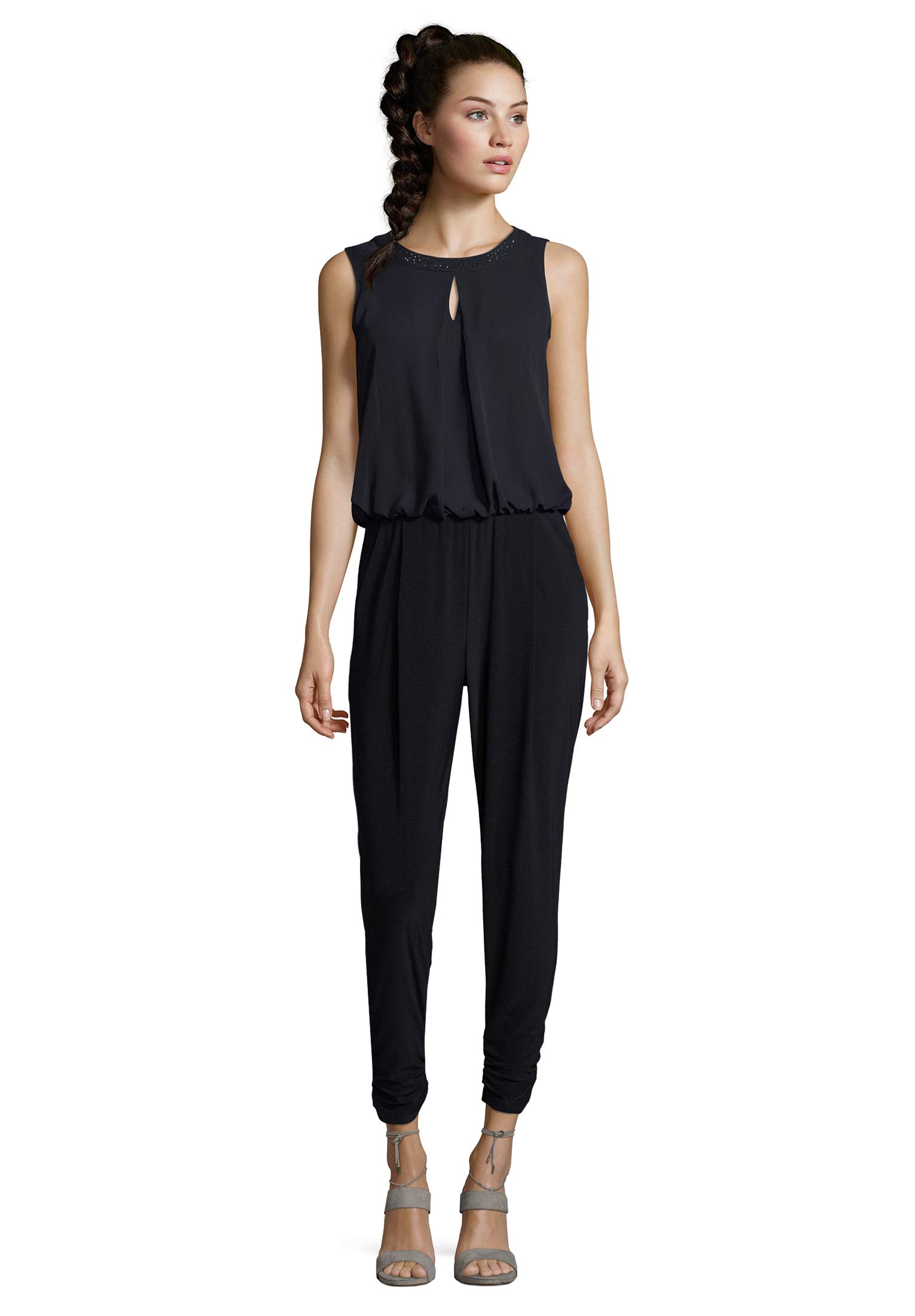 Vera MontWomen's Jumpsuit, Black, 8