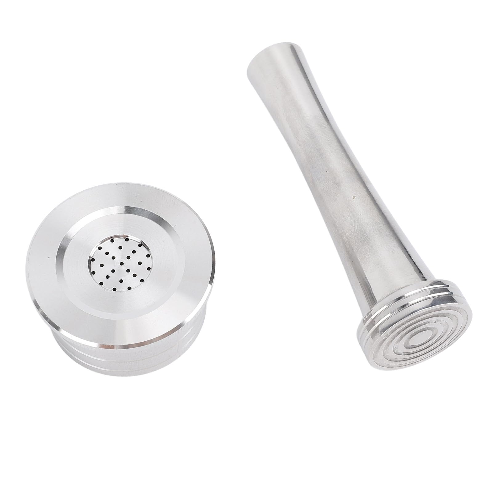 Kapsułka do Kawy Wielokrotnego Użytku ze Stali Nierdzewnej Kapsułka do Wielokrotnego Użytku 20 Ml Filtr z Drobnymi Oczkami 39,3 X 20,5 X 35,2 Mm Ekspresów Kawy Urządzenia Picia w Domu (z