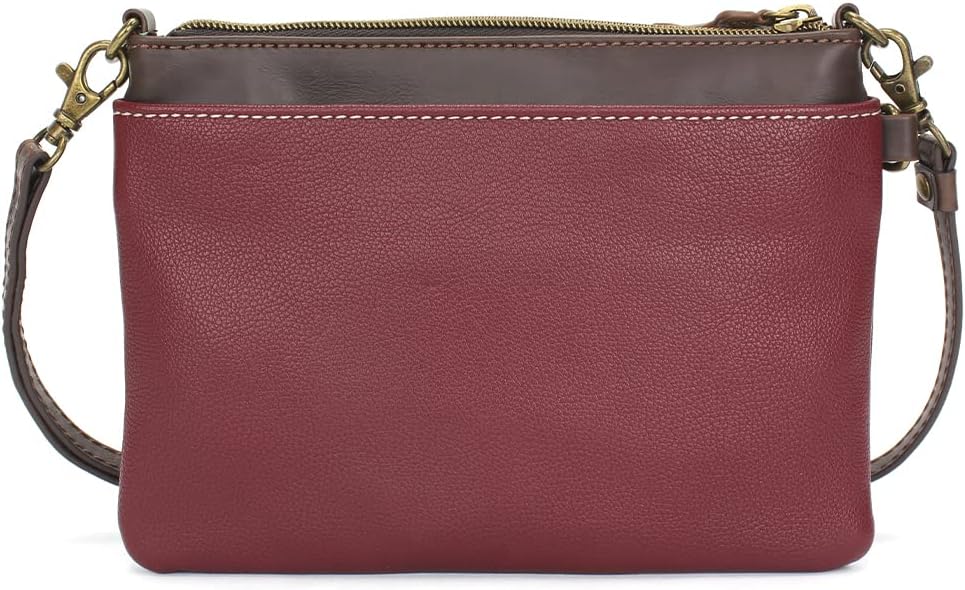 CHALA LaserCut Mini Crossbody/Purse with Convertible Strap Stylish, Compact, Versatile - German Shepherd Gen II - Maroon German Shepherd-A