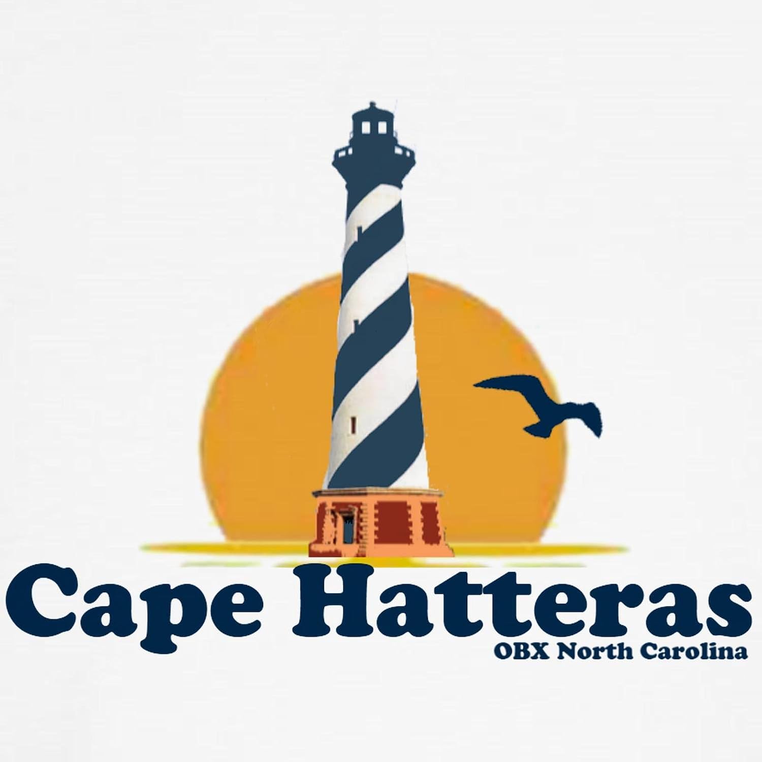 CafePress Cape Hatteras NC Lighthouse Design Toddle Cute Toddler Graphic Tee, 100% Cotton