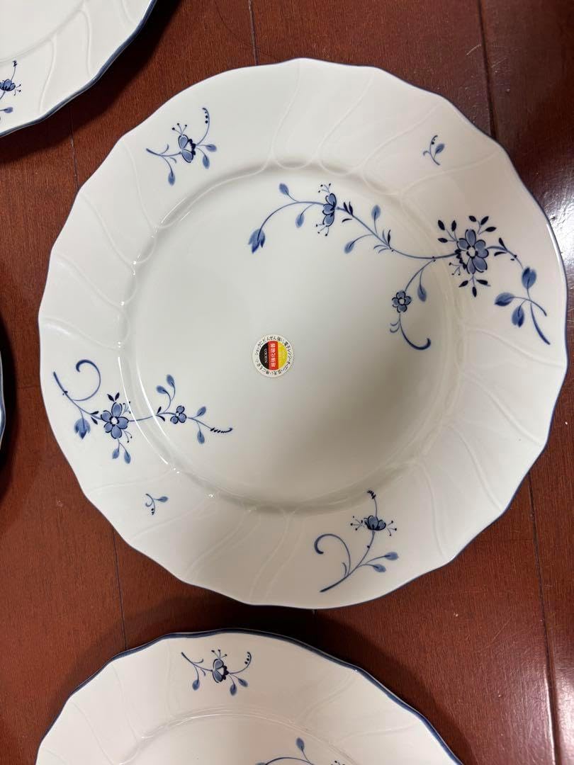 ニッコーVilleroy & Boch エーデルブルーメ大皿5枚セット新品未使用 ニッコーVilleroy & Boch エーデルブルーメ大皿5枚セット 未使用