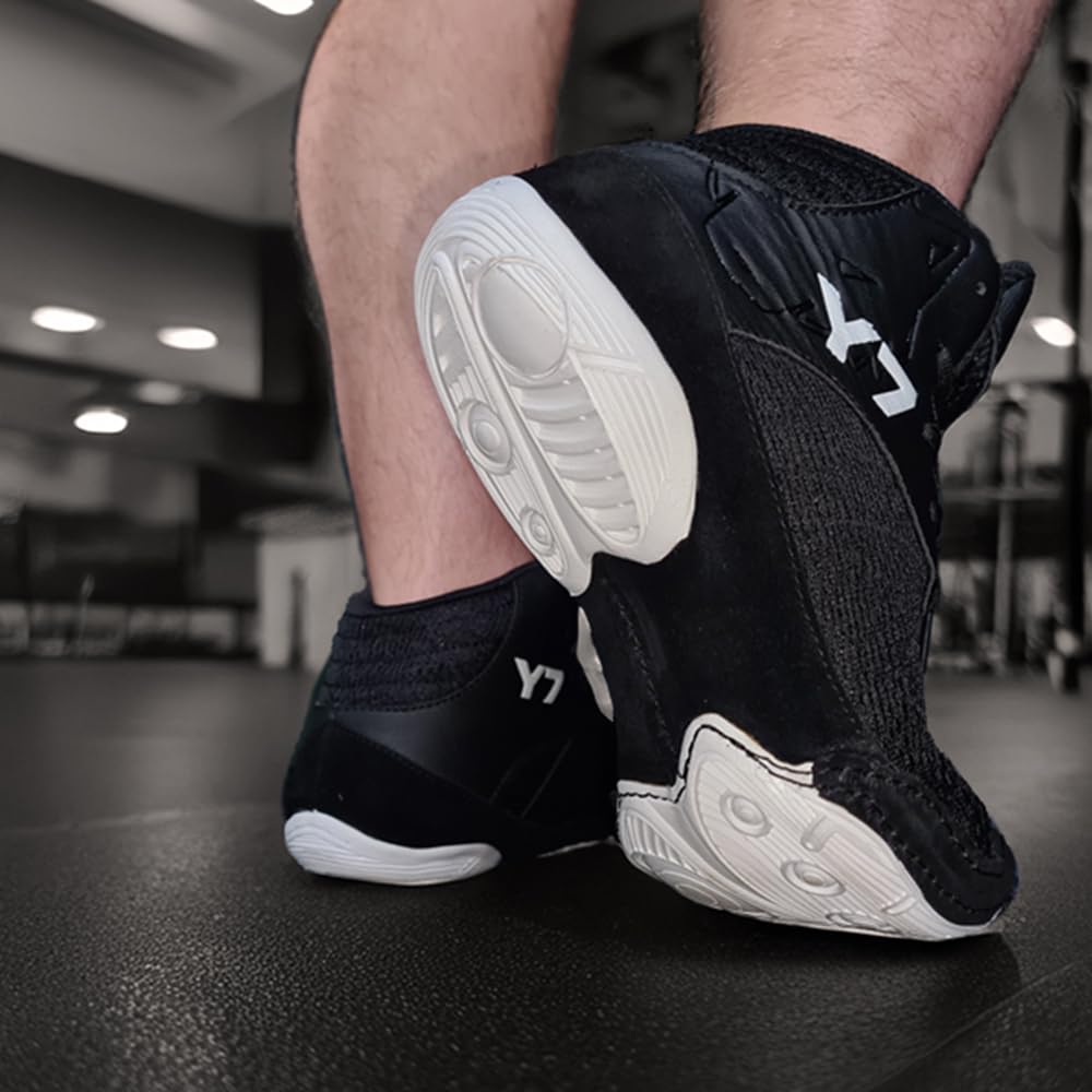 FOX-FIGHT Y7 Kampfsport Schuhe | Ringerschuhe | für Damen und Herren | Atmungsaktiv Flexibel | Wildleder | Athletik Fitnesschuhe