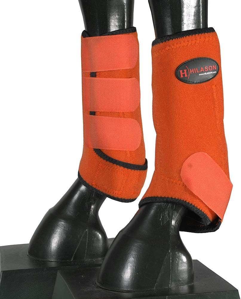 HILASON L M S Horse Front Rear Hind Leg Sport Boots 2 Pack