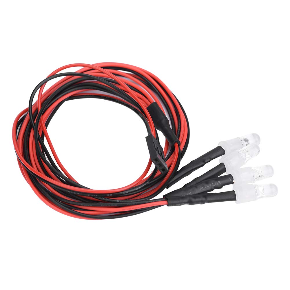 2x Rosso R/C Auto Buggy Camion Fanale 5mm LED