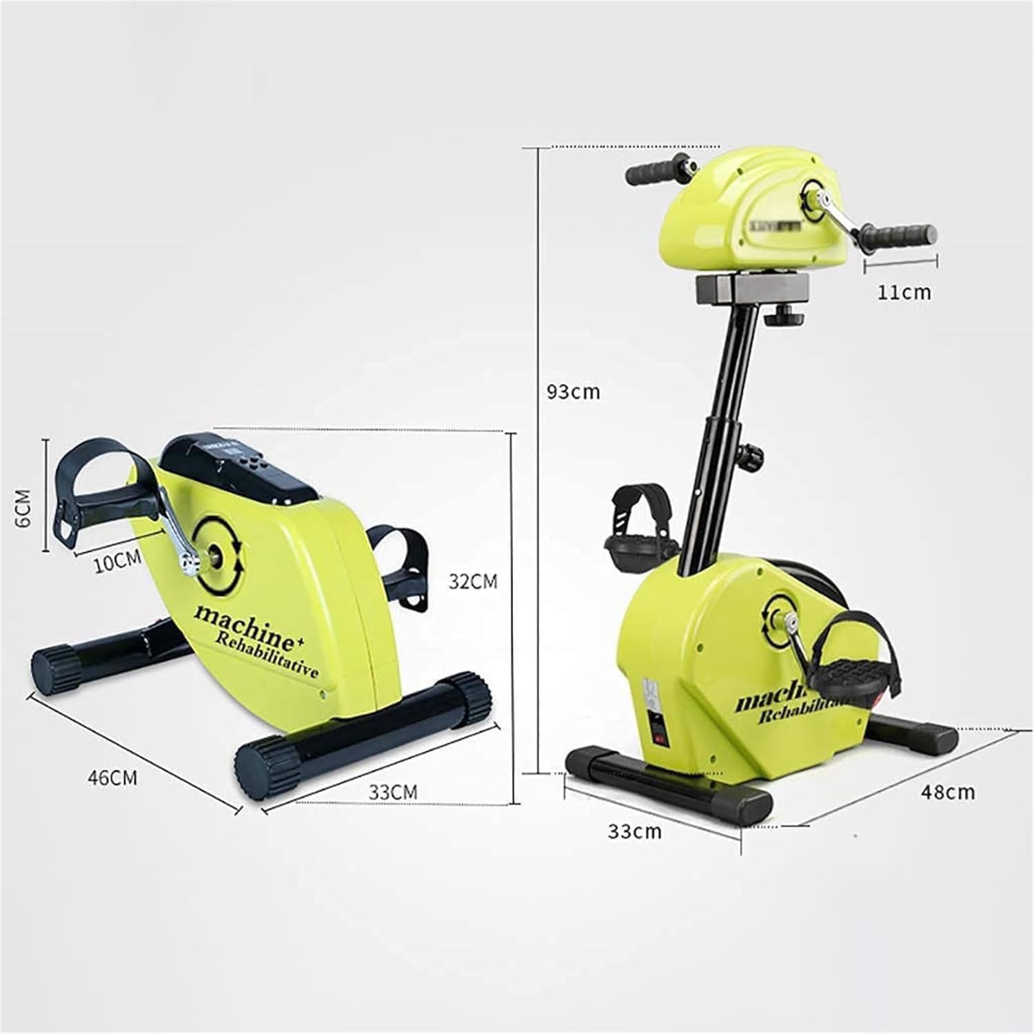 Elektryczny Pedał Treningowy Seniorów - Rower Rehabilitacyjny Niepełnosprawnych, Rower Treningowy Treningu Kończyn Górnych I Dolnych - Mini Rowerowy Sprzęt Rehabilitacyjny Osób Starszych