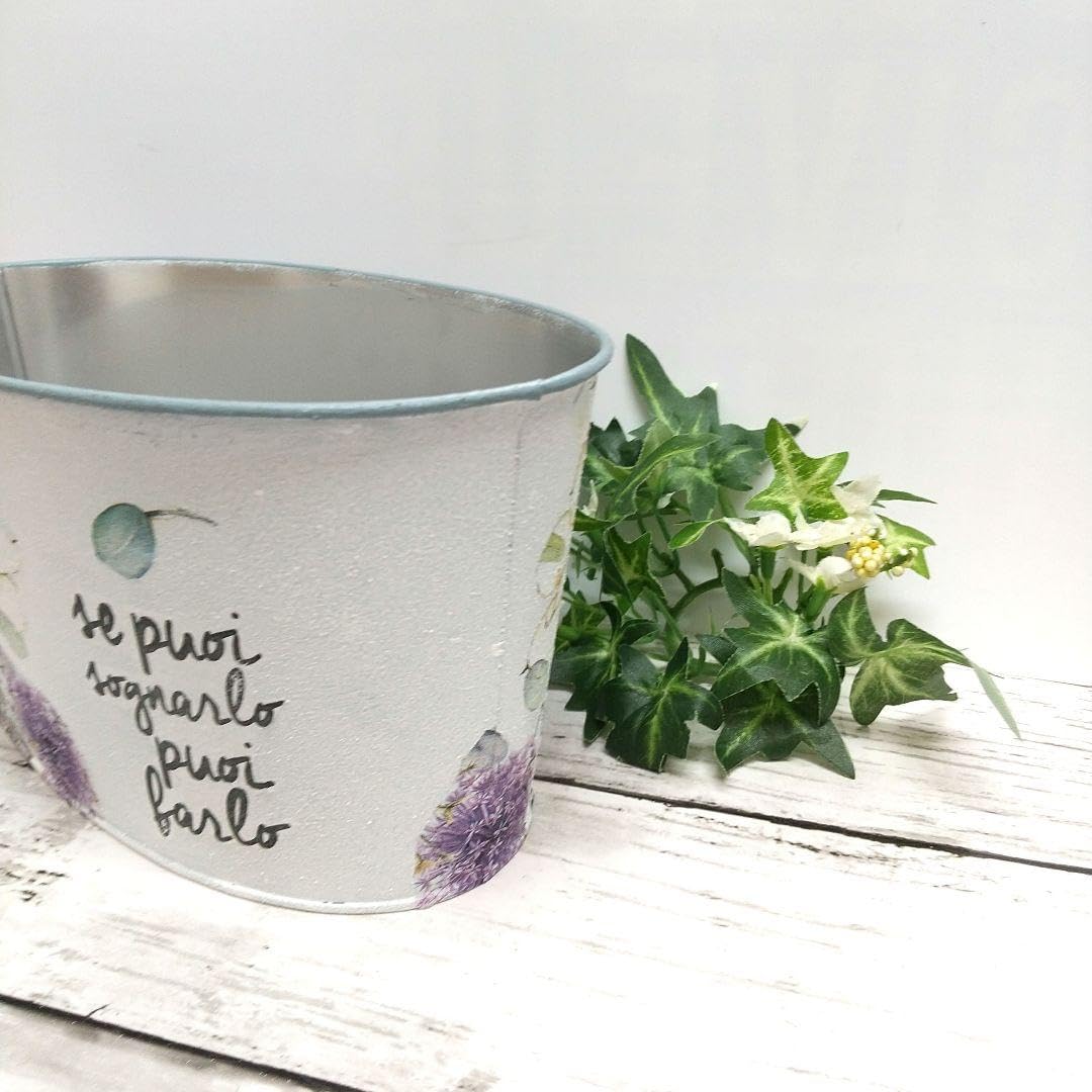 デコバージュ アンティーク調 リメイク 鉢カバー 花冠 【公式通販】