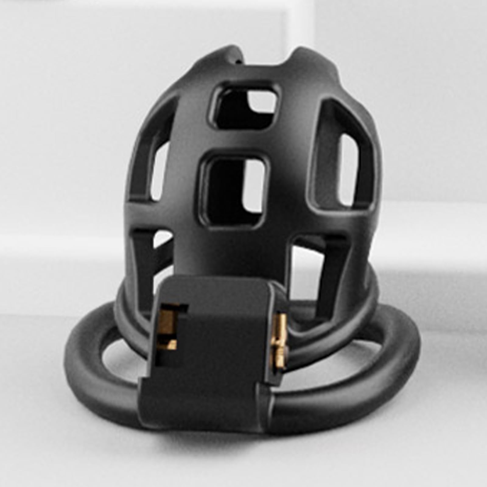 BDSMAGE Jaula castidad para Prevenir Erección, juguetes sexuales hombre, chastity cage con 3 anillo pene, Jaulas de Pene bdsm Juguetes Eróticos Para Adultos (S)