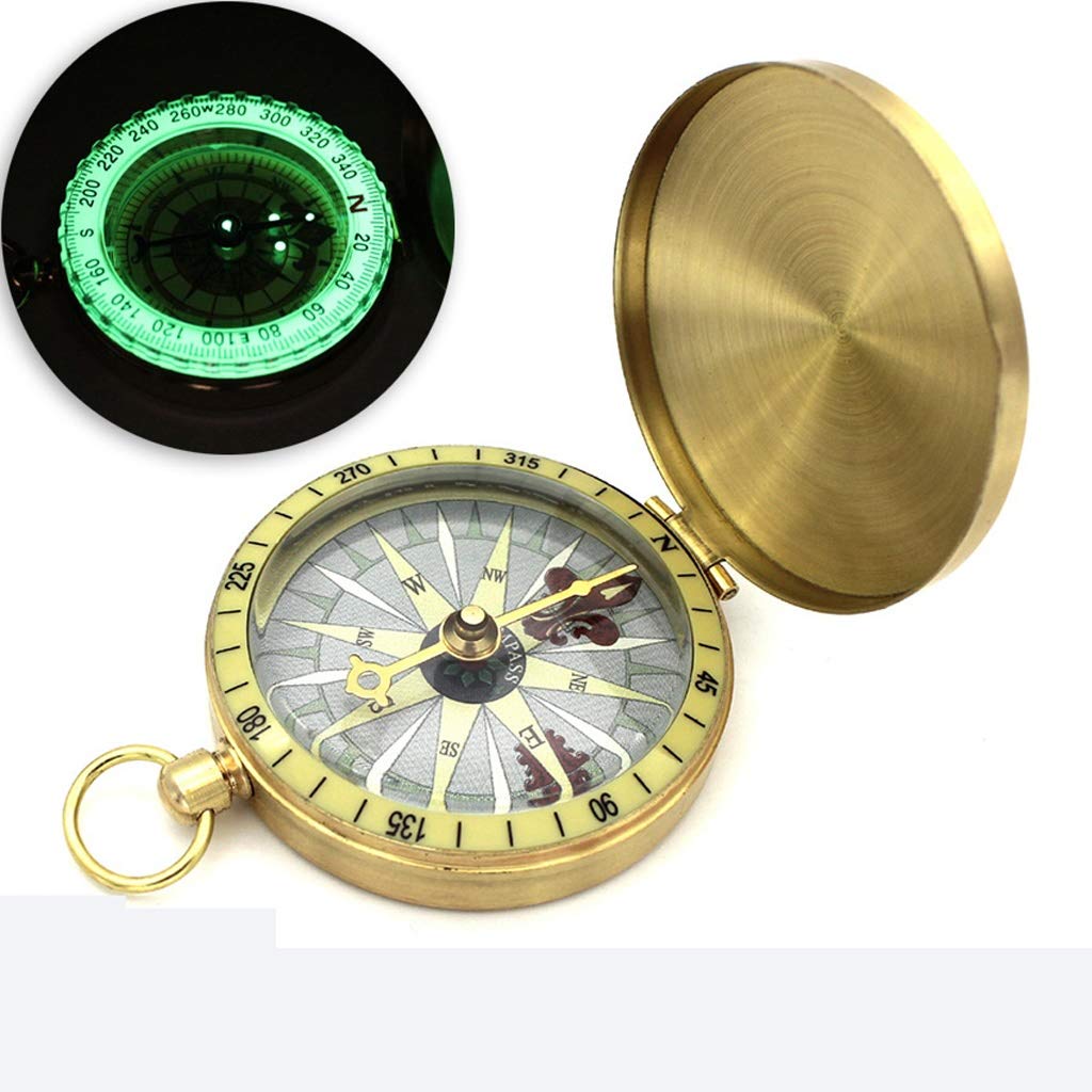 Set De 2 Boussoles De Navigation – Acrylique étanche, Luminescente, Déclinaison Réglable, Avec Cordon Nylon, Pour Rando Et Camping !