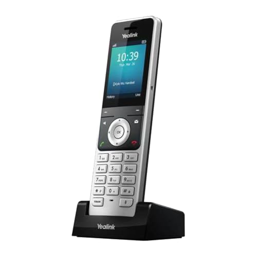 Yealink W76P DECT IP Telefon System (W70B Basis + W56H Handset) Schwarz/Silber