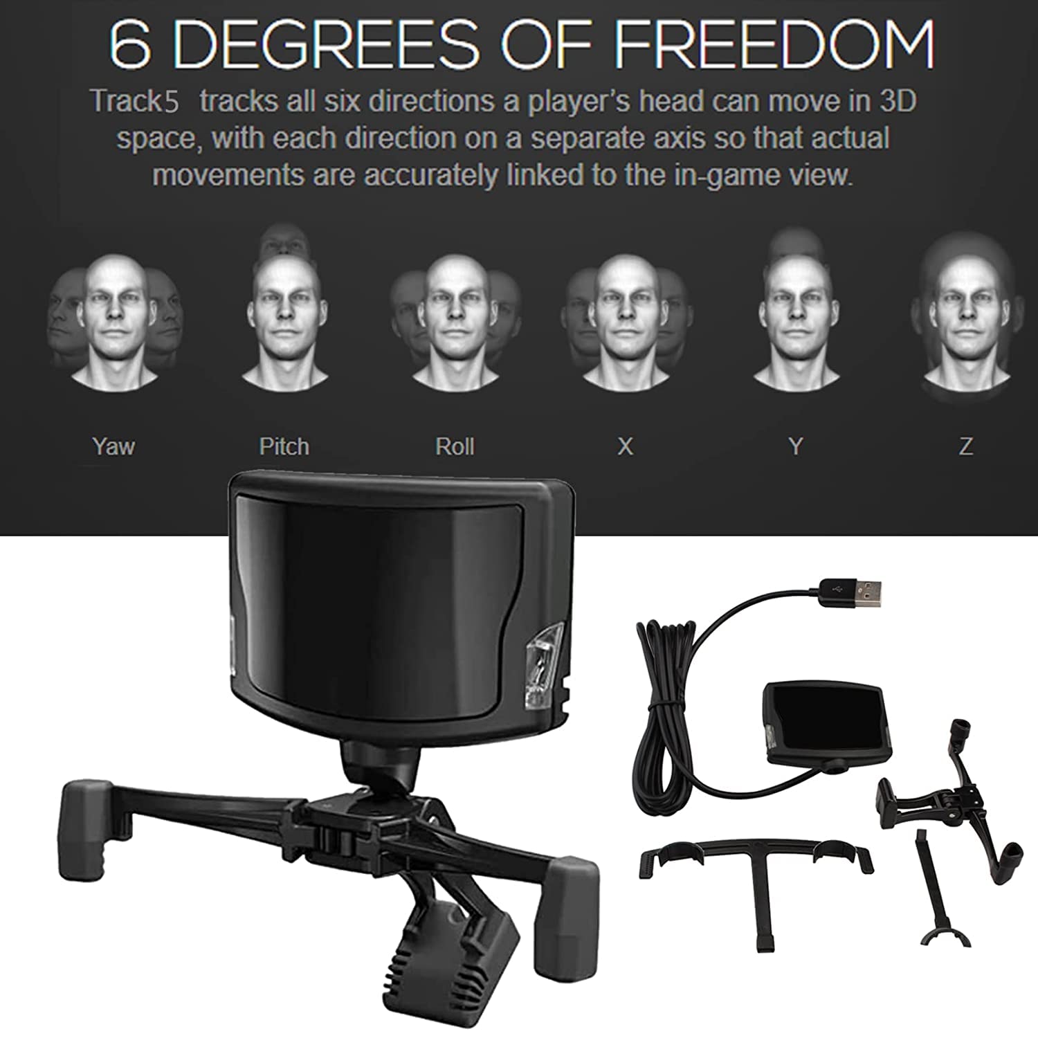 Amazon.com: TrackIR 5 Head Tracker Bundle Includes Optical Head