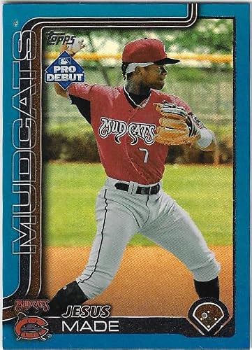Jesus Made Serial Numbered #026/150 Blue Foil Pro Debut Minor League Special Insert Collectible Baseball Card - 2025 Pro Debut Baseball Card #PD-39 (Brewers)