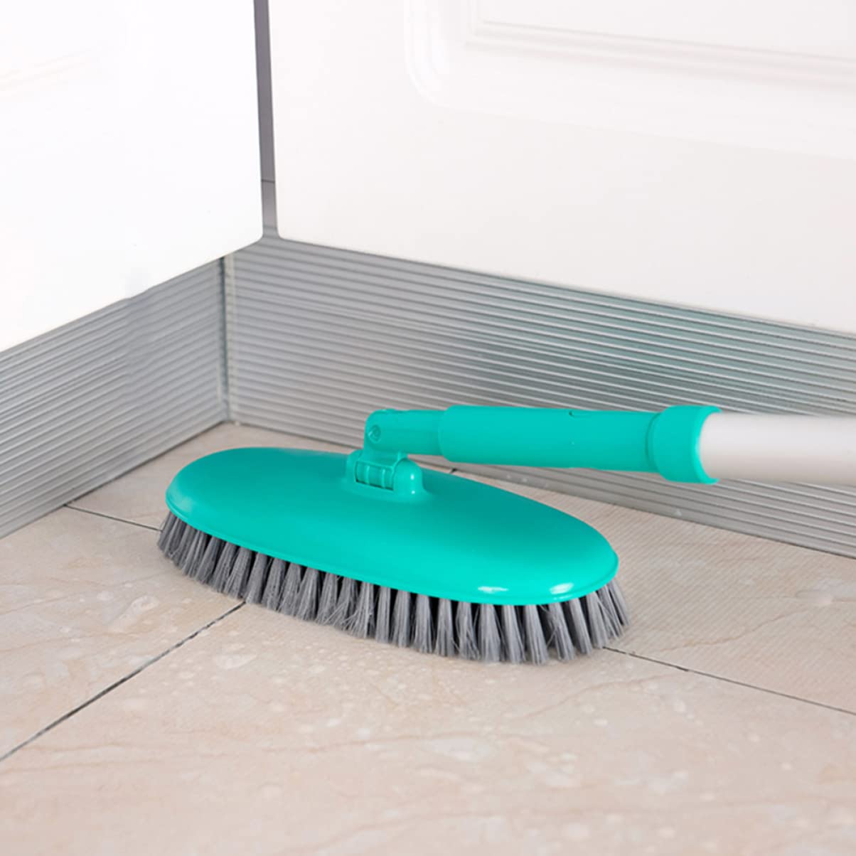 Didiseaon Accesorio De Limpieza para Hogar Cepillo De Suelo Flexible Mango Ajustable