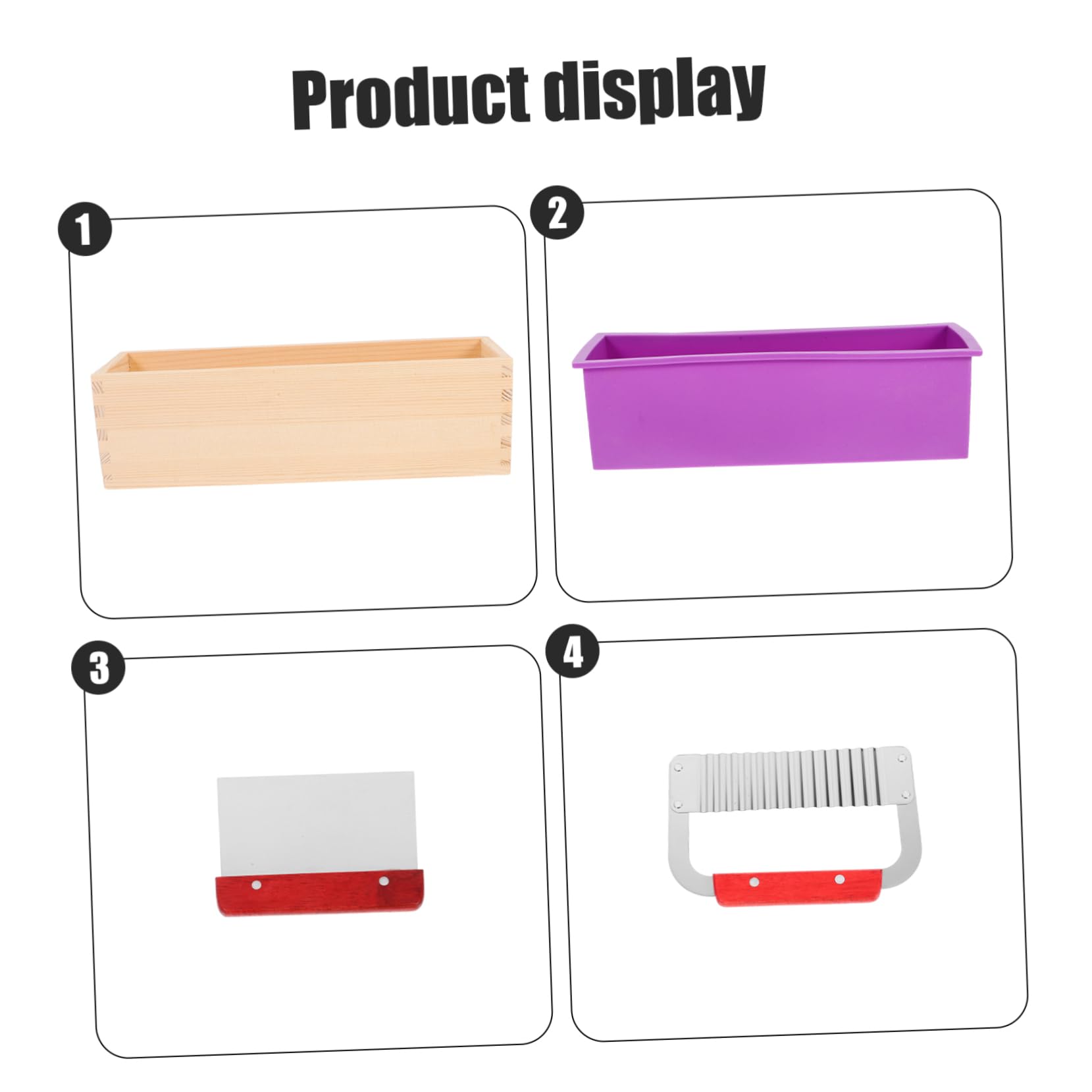 Set Creativo di Stampo Rettangolare per Sapone Fai da Te