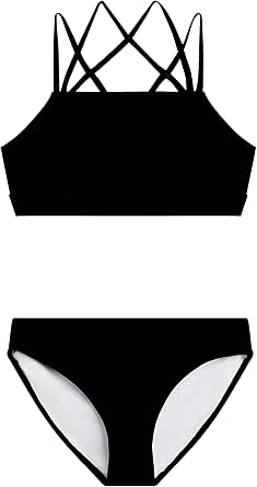Costume Intero Kanu Surf Bambina Layla Beach Sport Banded, Righe Blu, Taglia 4, Con Protezione UPF 50+ - 2