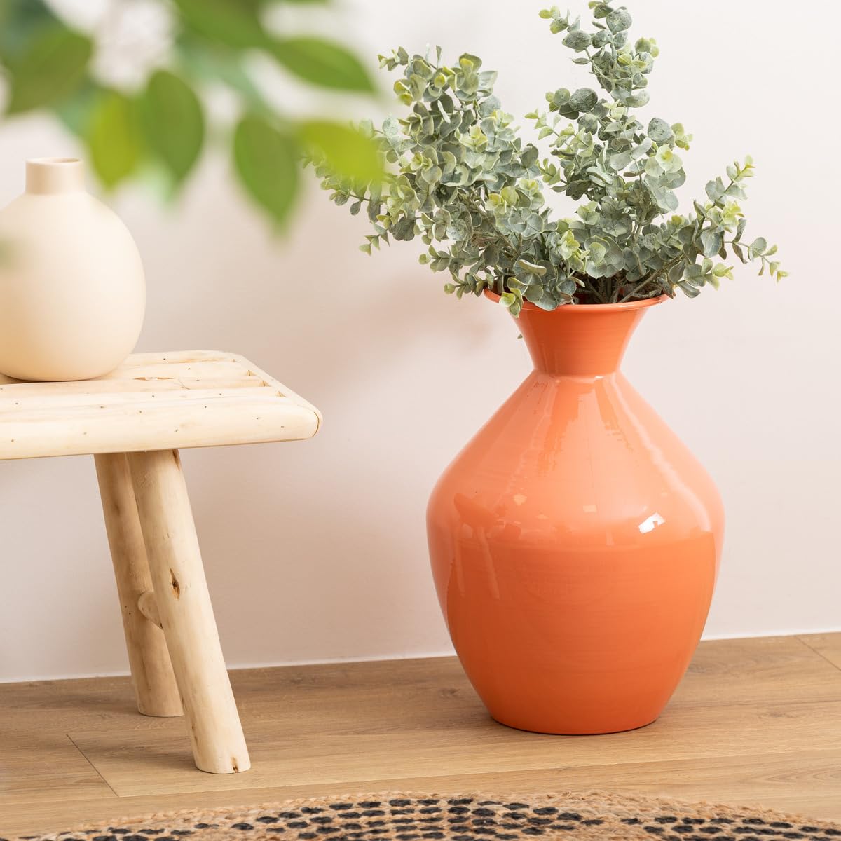 Atmosphera - Vase Kian Rose Fuchsia h37cm