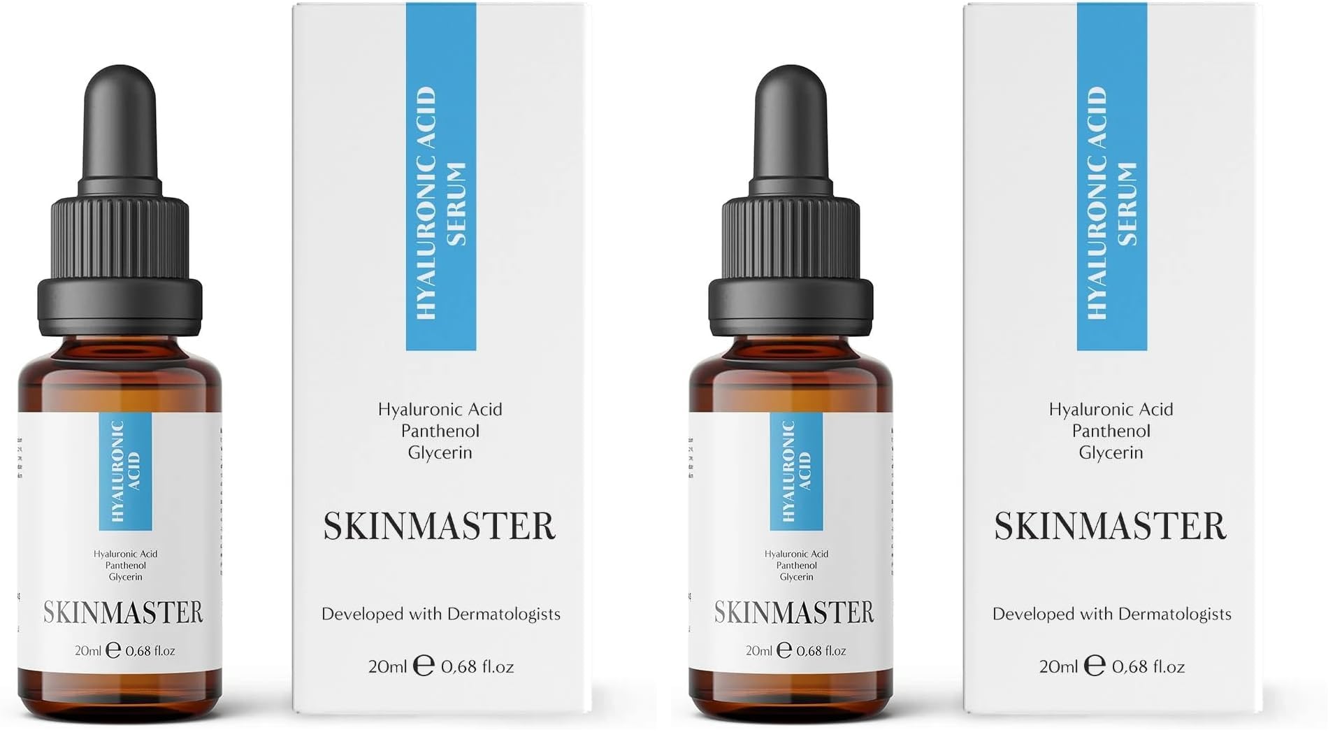 Yoğun Nemlendirici Hyaluronik Asit Serum 20 Mililitre (2 paketi)