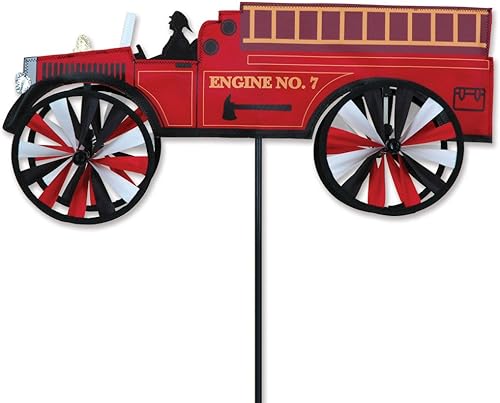 Premier Kites Camión de bomberos giratorio de 21 pulgadas