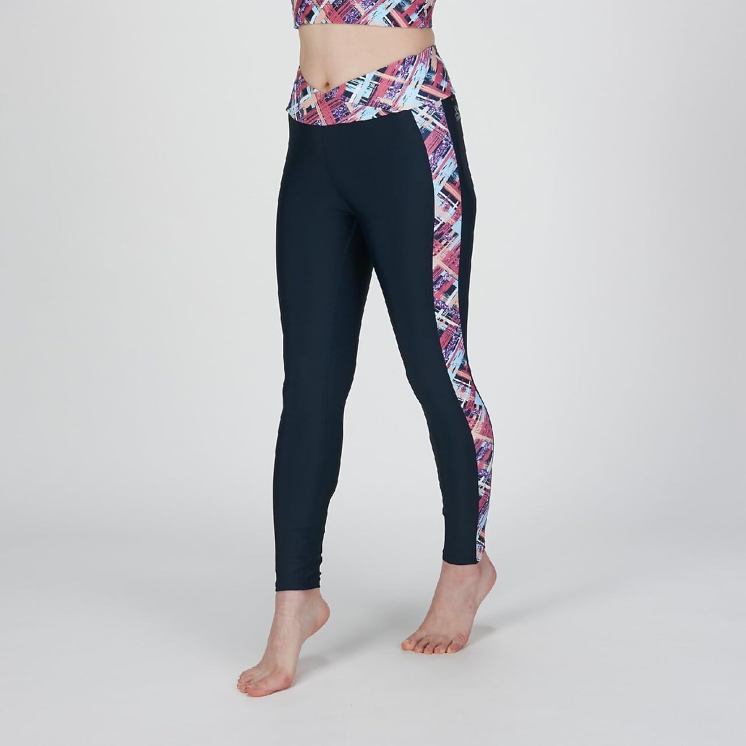 C-WX機能素材 ネイビー 花火デザイン タイツ CW－X 下半身フル