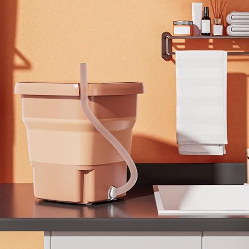 Miniatura 8 de Lavadora portátil, mini lavadora y secadora plegable de 15 L, mini lavadora para calcetines, ropa de bebé, toallas, ropa interior, artículos