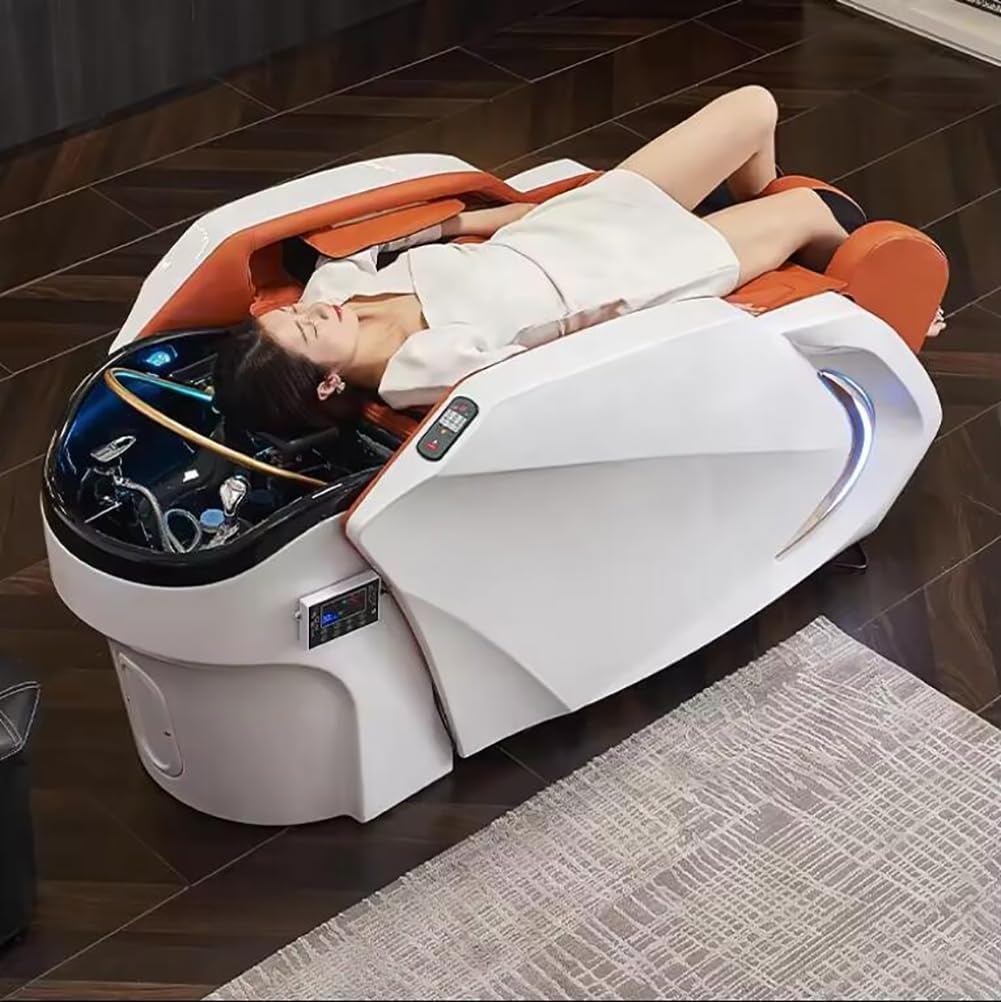 Electric Automatic Intelligent Head Spa Therapy Shampoo Bed Constant Temperature Water Circulation for Barber Shops & Hair Salons