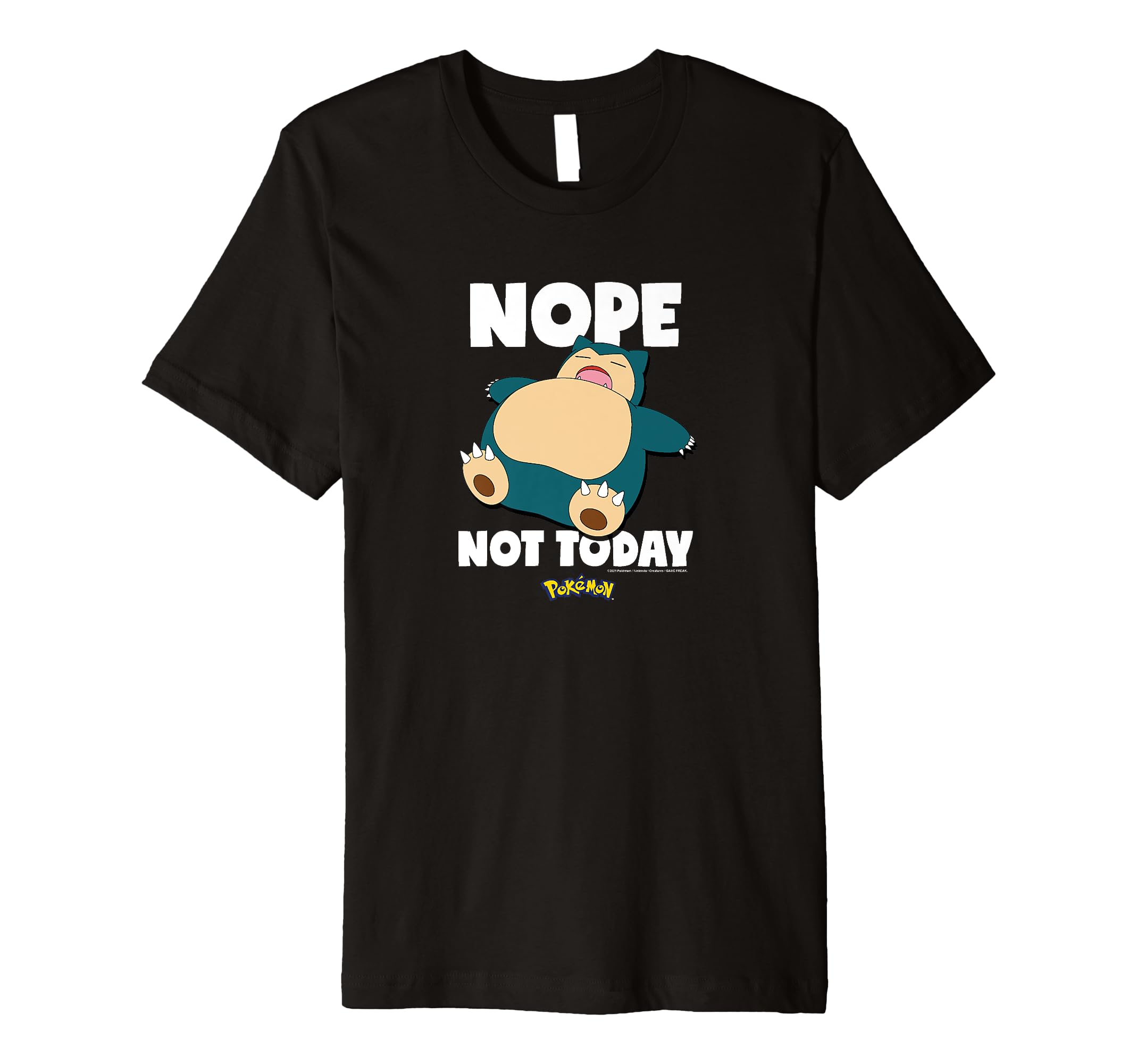 Pok mon - Nope Not Today Snorlax Premium T-Shirt