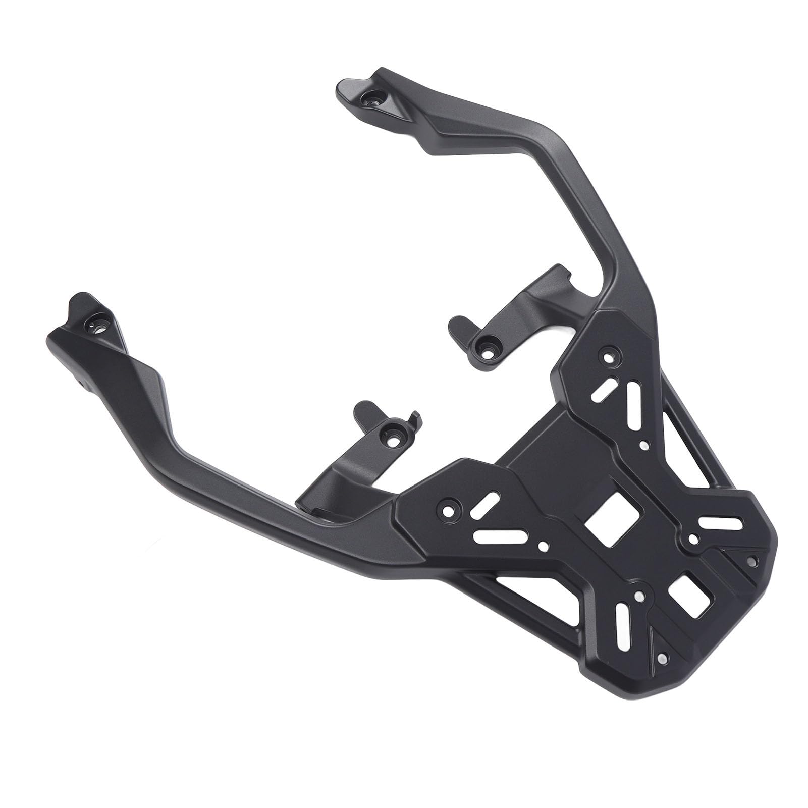 Portapacchi Posteriore per Moto, Portapacchi Posteriore in Lega di Alluminio Ad Alta capacità di Carico con Supporto Sicuro per XADV750 NSS750 Dal 2021 Al 2024 (BLACK)