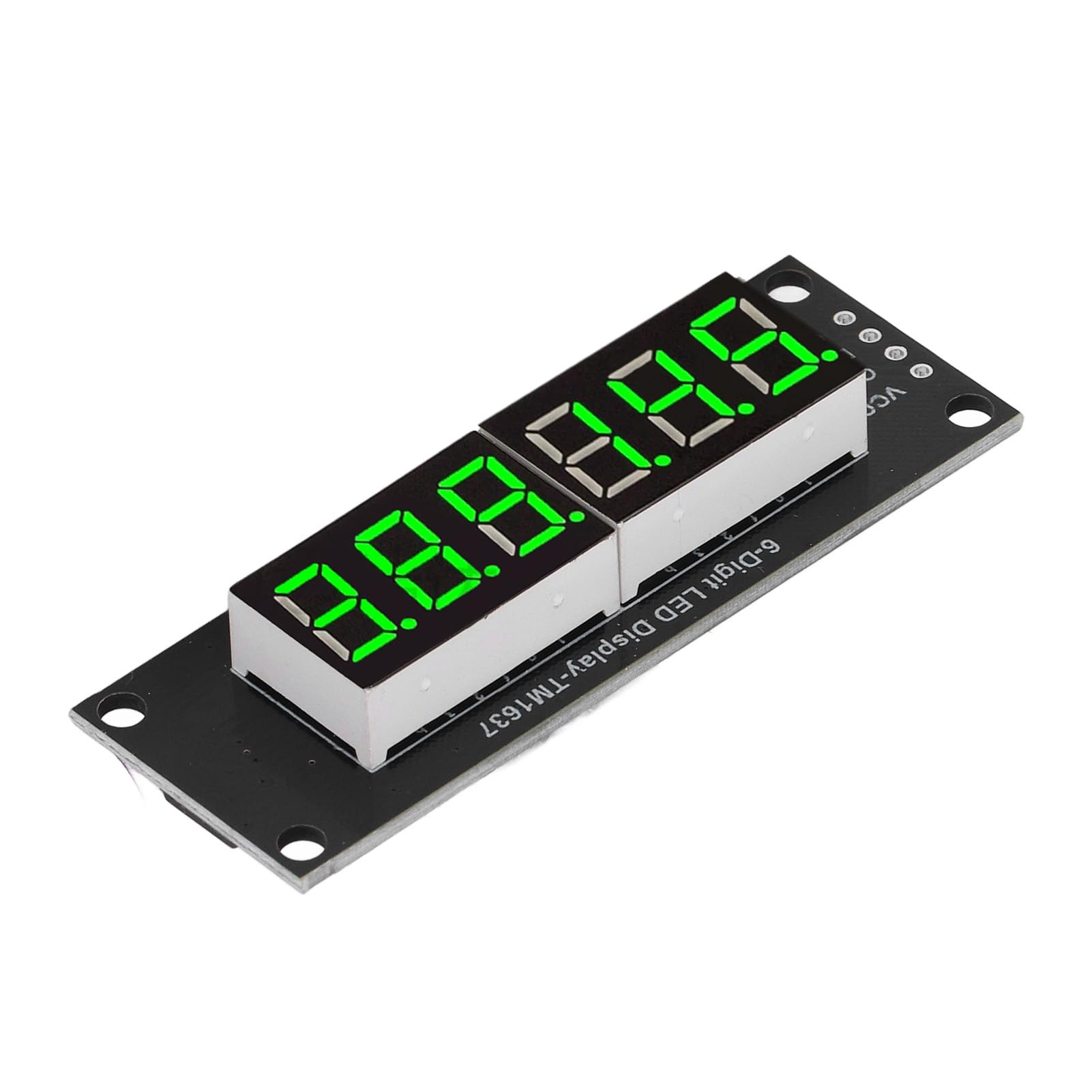 LED Dijital Ekran Modülü, 0.36 inç 6 Bit 7 Segment TM1637, Yeşil
