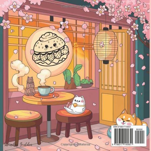 Miniatura 2 de Bold and Easy Cozy Japan Cute & Comfy Coloring Book Japanese Inspired Designs for Relaxation and Fun. Perfect for Adults and Teens