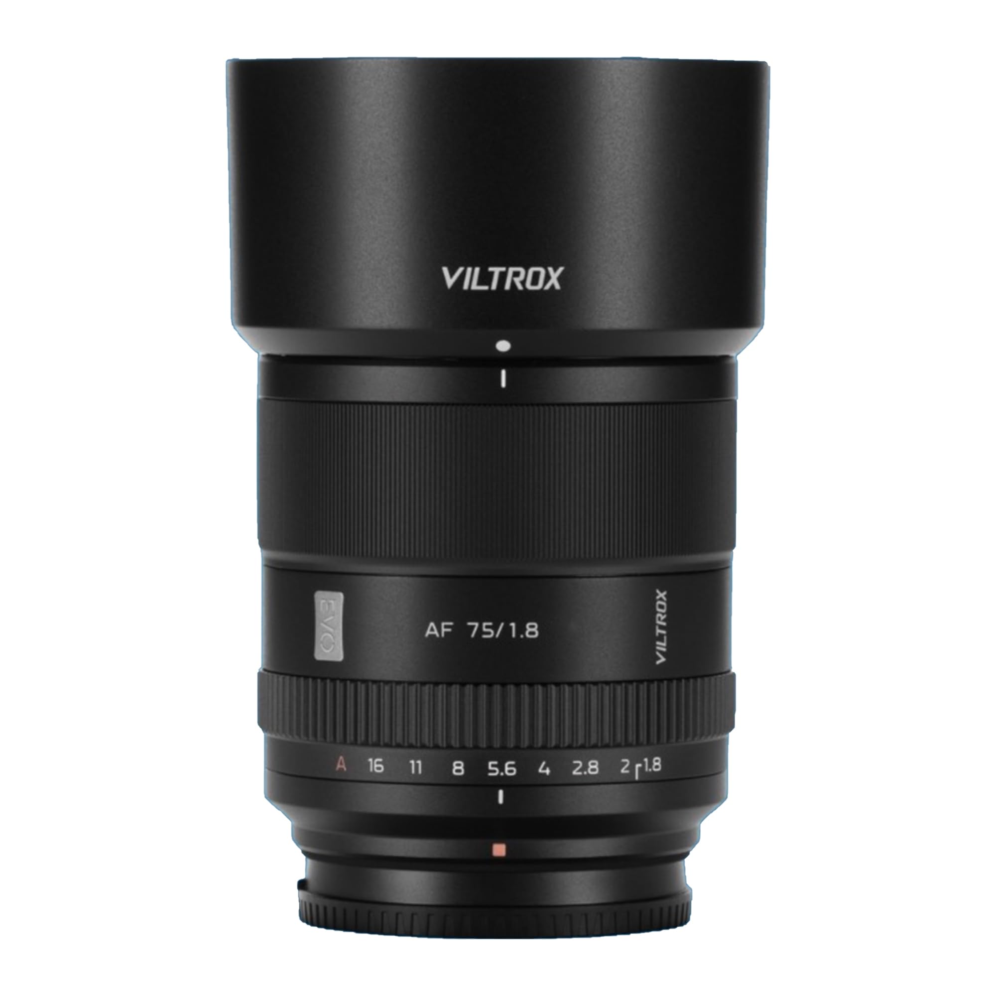 VILTROX AF 75mm F1.8 Evo APS-C Objectif à Mise au Point Automatique à Focale Fixe avec Grande Ouverture, Lentille Portrait pour Appareils Photo sans Miroir (pour Sony E)