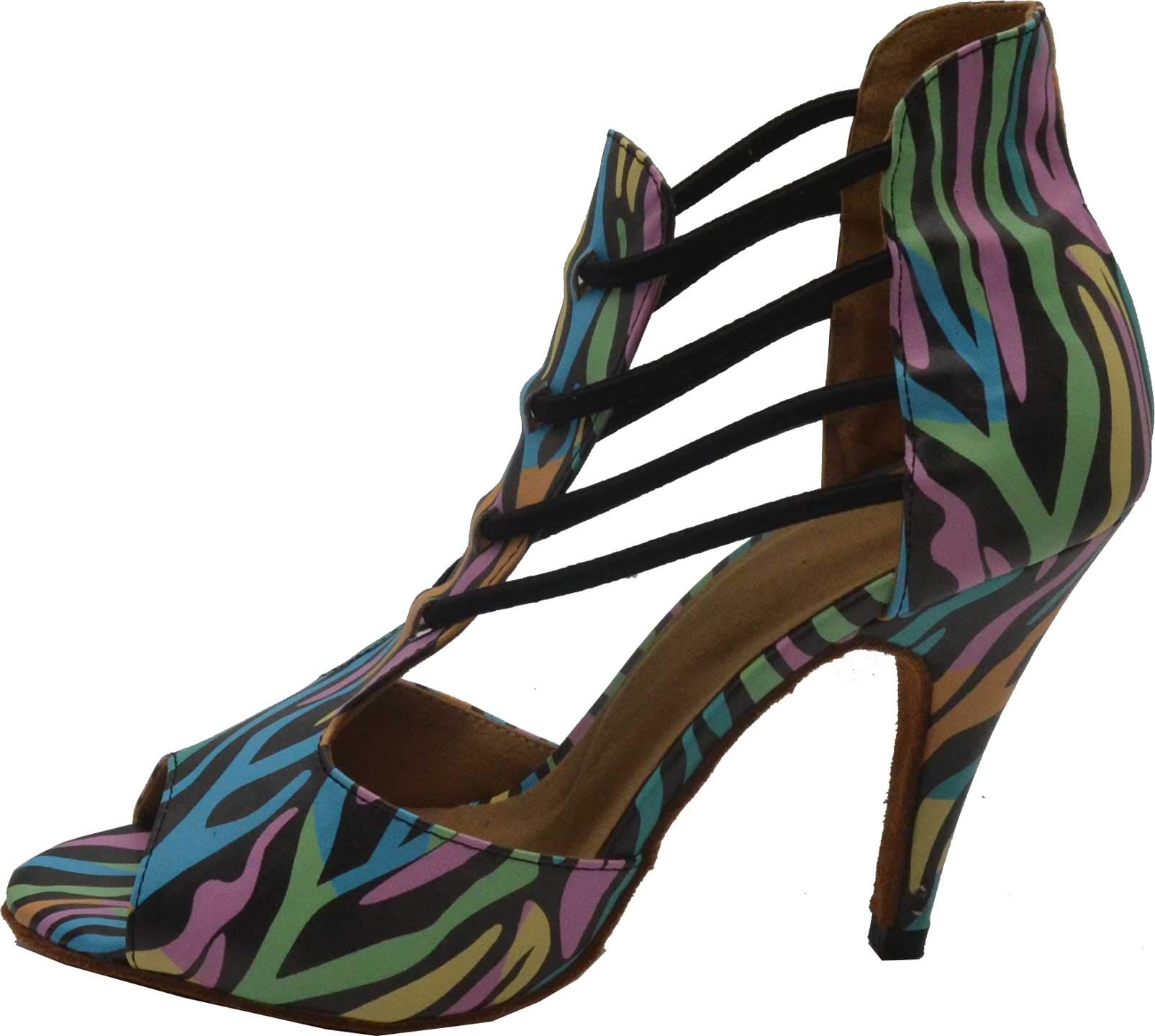 Chaussures danse latine salsa et tango vert 40 EU pour rayonner dans les soirées de danse - 7