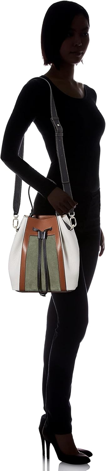 Furla 1007-1027S Women's Shoulder Bag, ULIVO+PERLA e+ COGNAC h