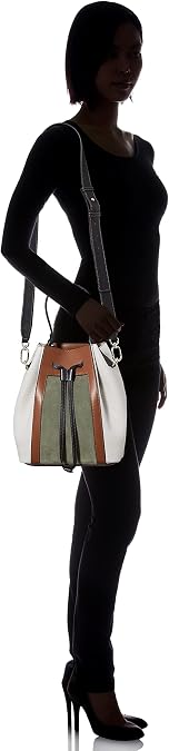 Furla 1007-1027S Shoulder Bag, Women's Shoulder Bag, Women's Ulivo + Perla e+ Cognac h, ULIVO+PERLA e+COGNAC h 1007-1027S
