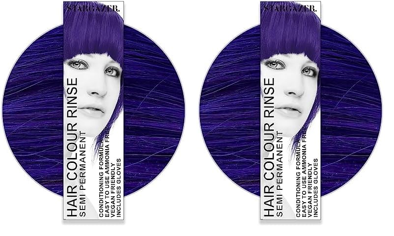 Stargazer Violet Semi Permanent Hair Dye (Pack of 2)