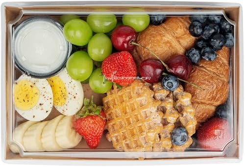 Miniatura 18 de Restaurantware Matsuri Vision - Bandejas de sushi grandes de 9 x 6 x 1.5 pulgadas, 100 cajas de embalaje de sushi a prueba de grasa, tapas se venden