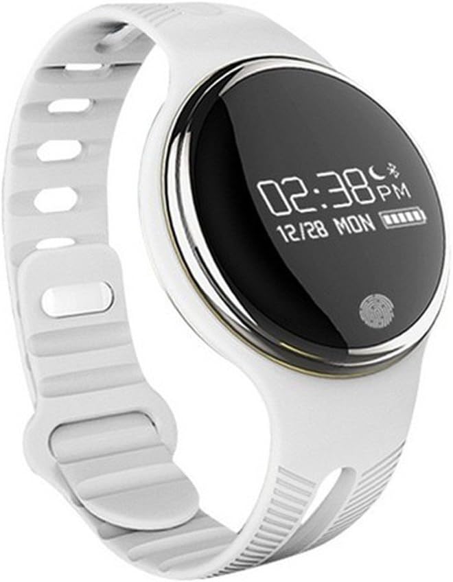 Circular Fitness Tracker smart Wristbands, IP67 Waterproof OLED Touch Screen， Bluetooth 4.0,Smart Band Pedometer with Sleep Monitor,Message Preview， for iPhone Android Smartphone