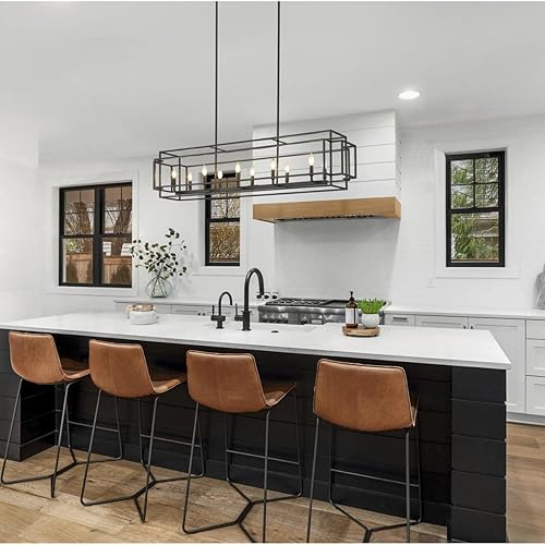 Miniatura 3 de Z-Lite 454-54L-MB Titania colgante, 10 luces 600 vatios totales, negro mate