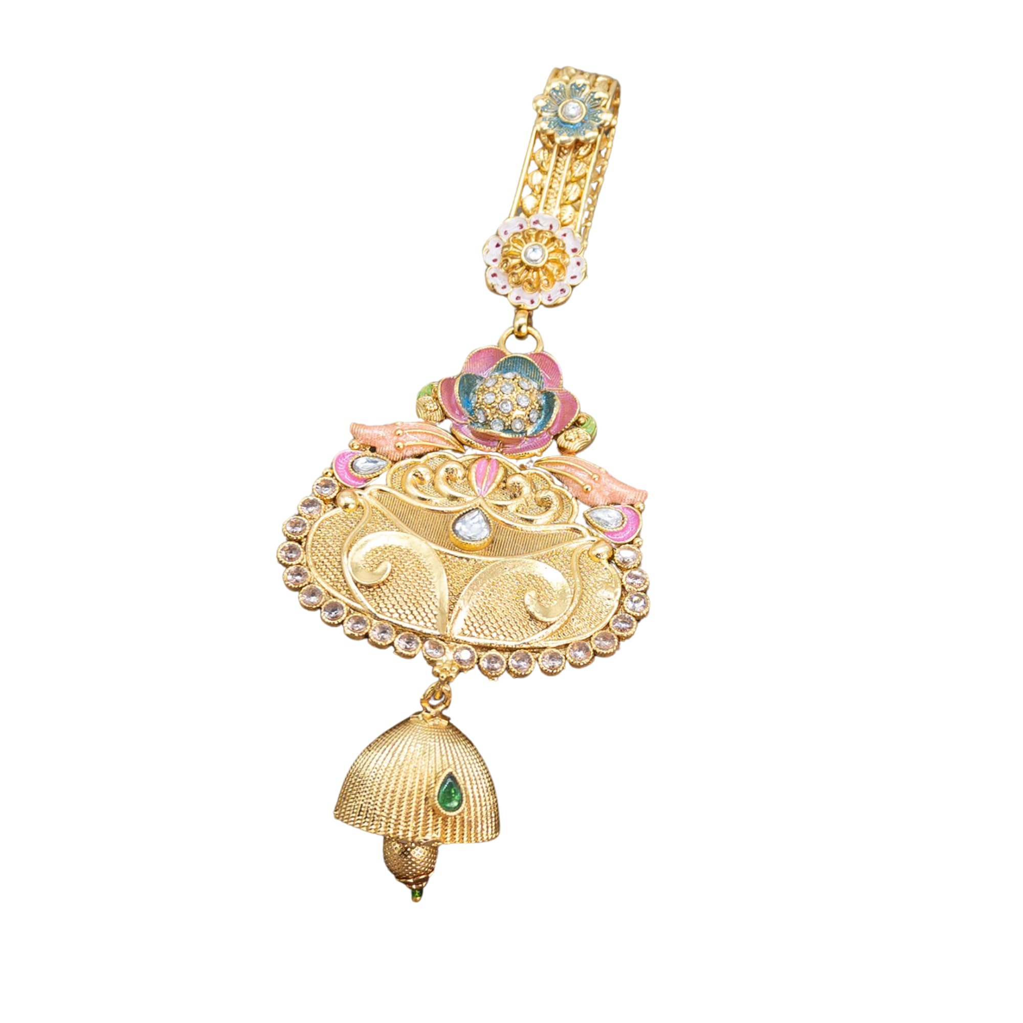 See full amazon price history chart for JEWELLERY ZE Kamar Challa for Women Traditional Waist Key Chain 1 GM Gold Plated Traditional Chabi Challa (Meena-Design 6) JEWELLERY ZE Kamar Challa for Women Traditional Waist Key Chain 1 GM Gold Plated Traditional Chabi Challa (Meena-Design 6) (B0D767J882) Amazon Price History, Amazon Price Tracker