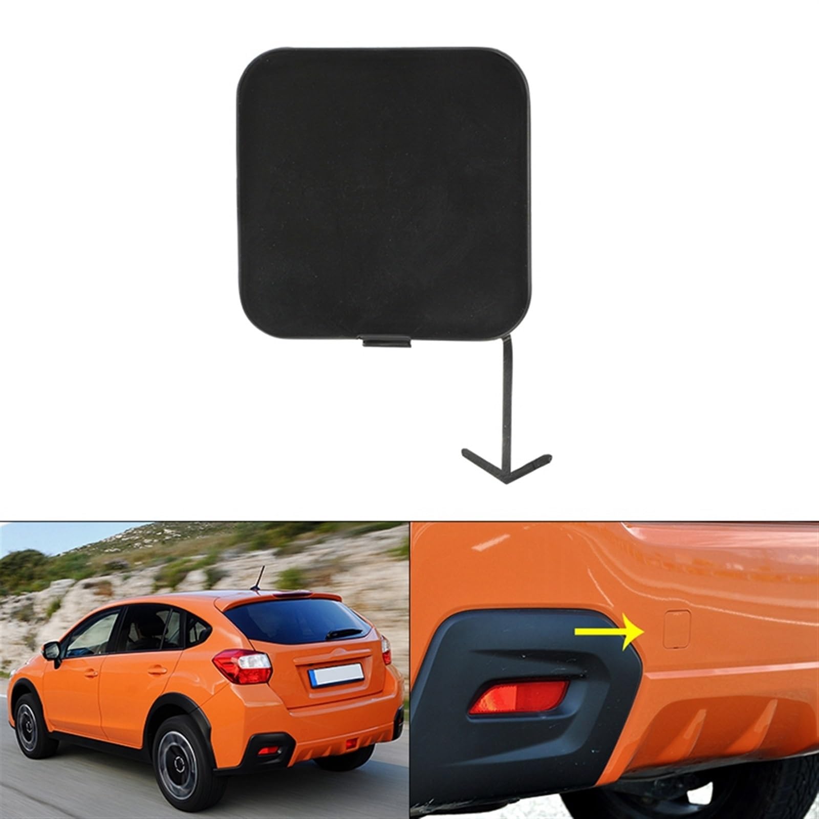 Coprigancio Rimorchio Subaru - Paraurti Posteriore Per CrossTrek XV E Impreza 2008-2015