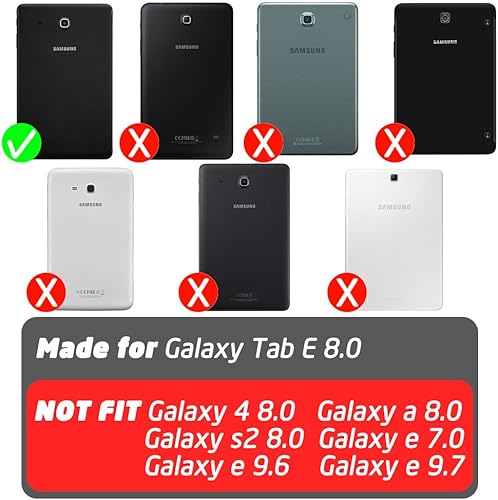 Miniatura 3 de SUPCASE Unicorn Beetle Pro Series Funda diseñada para Galaxy Tab E 80 funda protectora híbrida de cuerpo completo con protector de pantalla Samsung