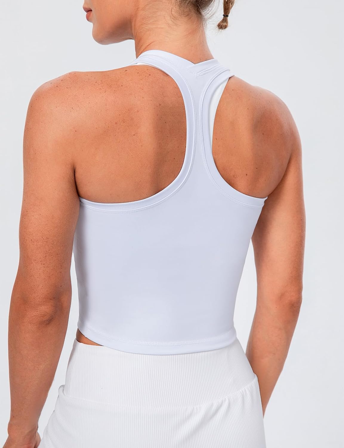 Lavento Women's Racerback Workout Tank Top Sports Yoga Tops Active Sleeveless Shirts - Image 5