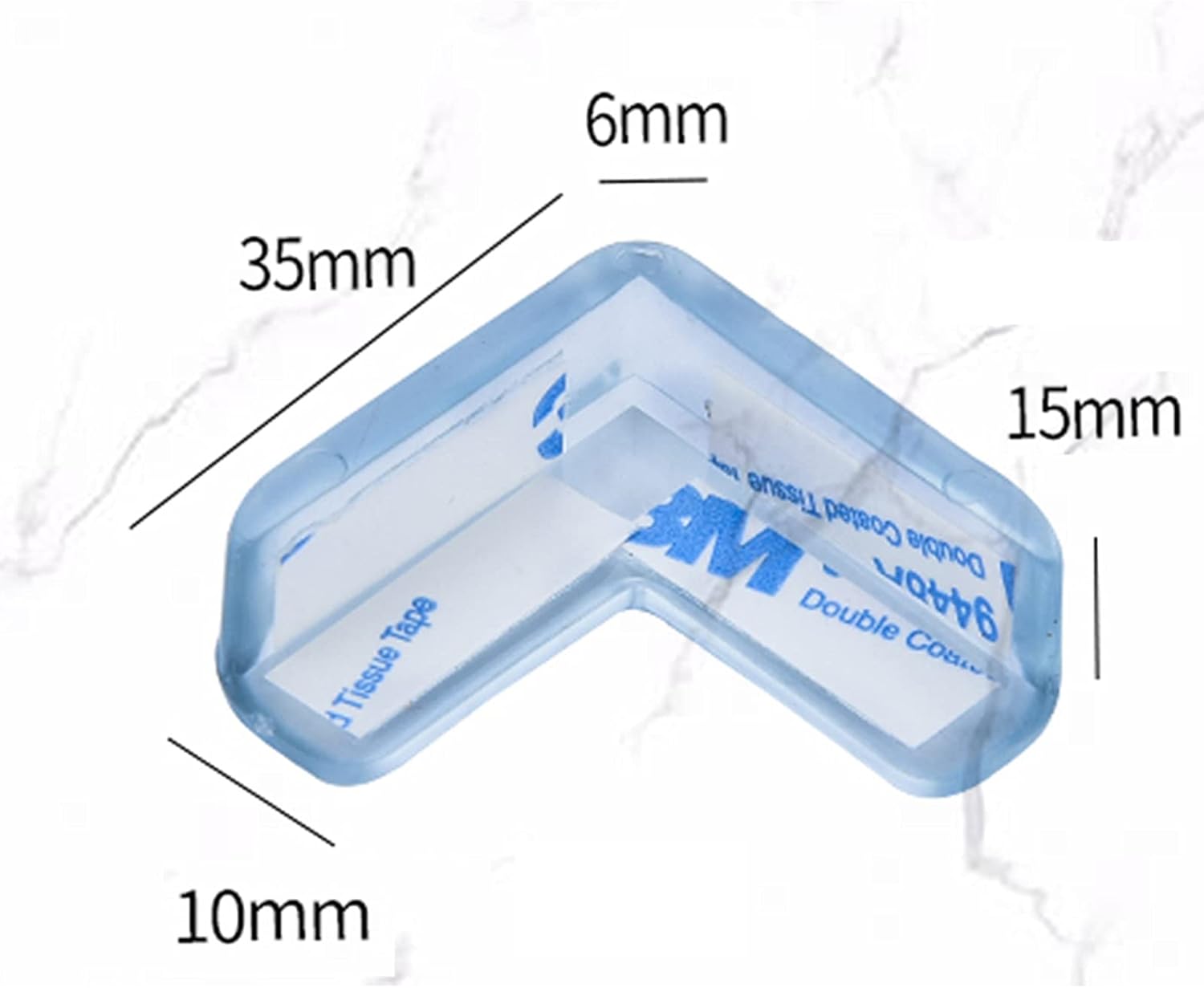 edge protector，furniture corner protectors， L-shaped Table Protectors Corner Bumper 20 Pack Corner Guards Child Safety Food-grade PVC Material Baby Corner Protectors for Furniture Window Cabinet(Color