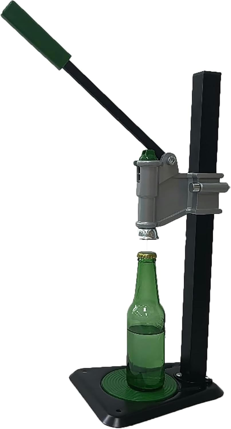 Manual Bottle Cap Sealing Machine, Desktop Perfume Bottle Capper, Adjustment Height: 20-46.5cm/Strong Sealing/Freely Adjustable Capping Height, for Beer Bottles/Beverage Bottles~/