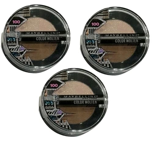 Paquete de 3 sombras de ojos fundidas color Maybelline #401 Rose Rush